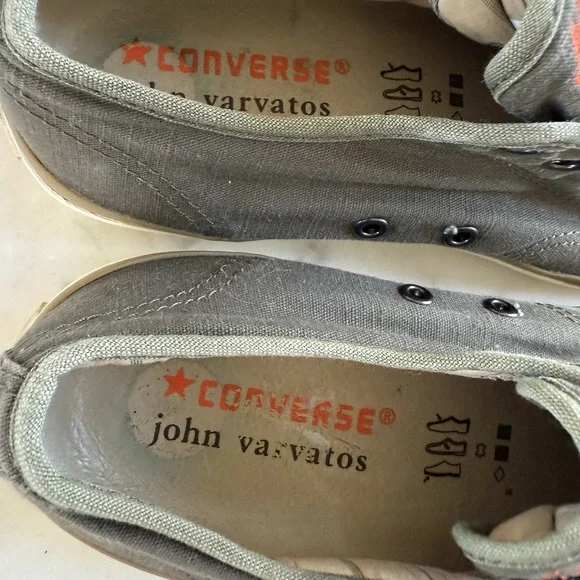Converse Jack Purcell x John Varvatos Mens 6.5 Olive Slip On  display picture 1
